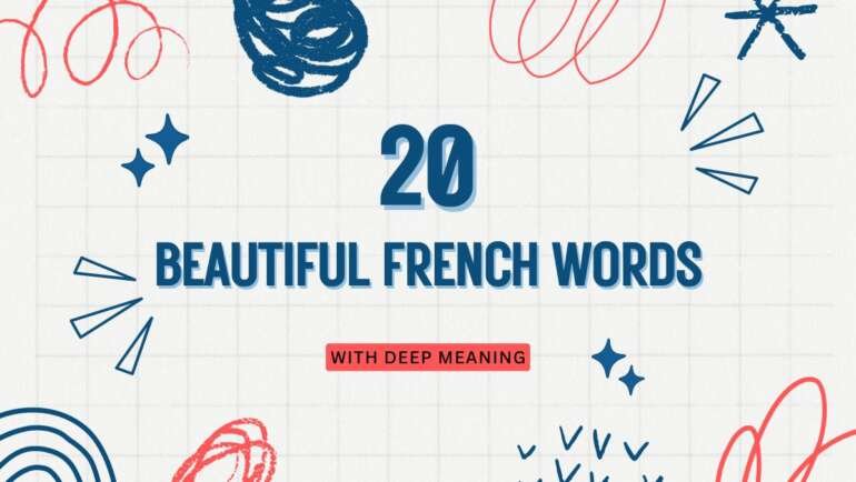 Beautiful French Words