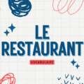 French Restaurant Vocabulary