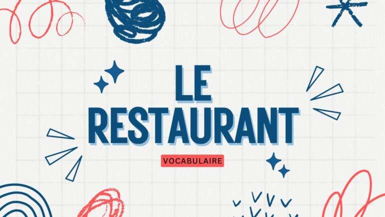 French Restaurant Vocabulary